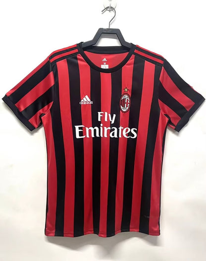 Retro AC Milan 2017/2018 Home Fan Version Football Jersey