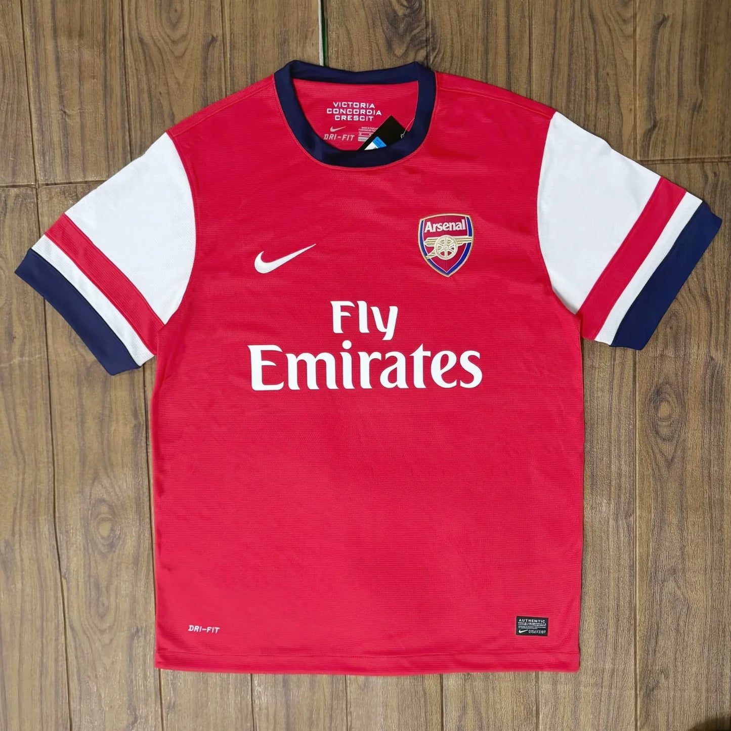 Retro Arsenal 2012 Home Football Jersey