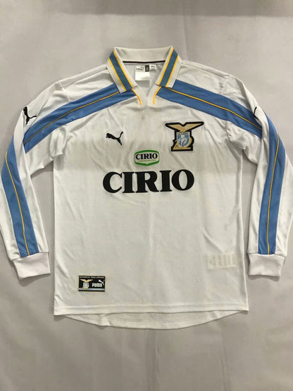 Retro Lazio 1998/2000 Away Long Sleeve Football Jersey