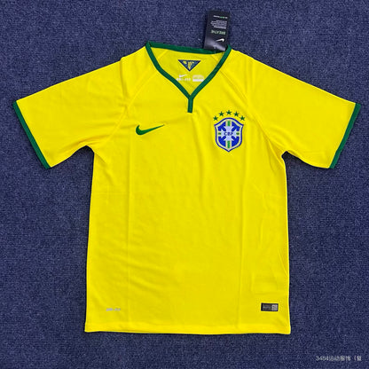 Retro Brazil 2013/2014 Home Football Jersey