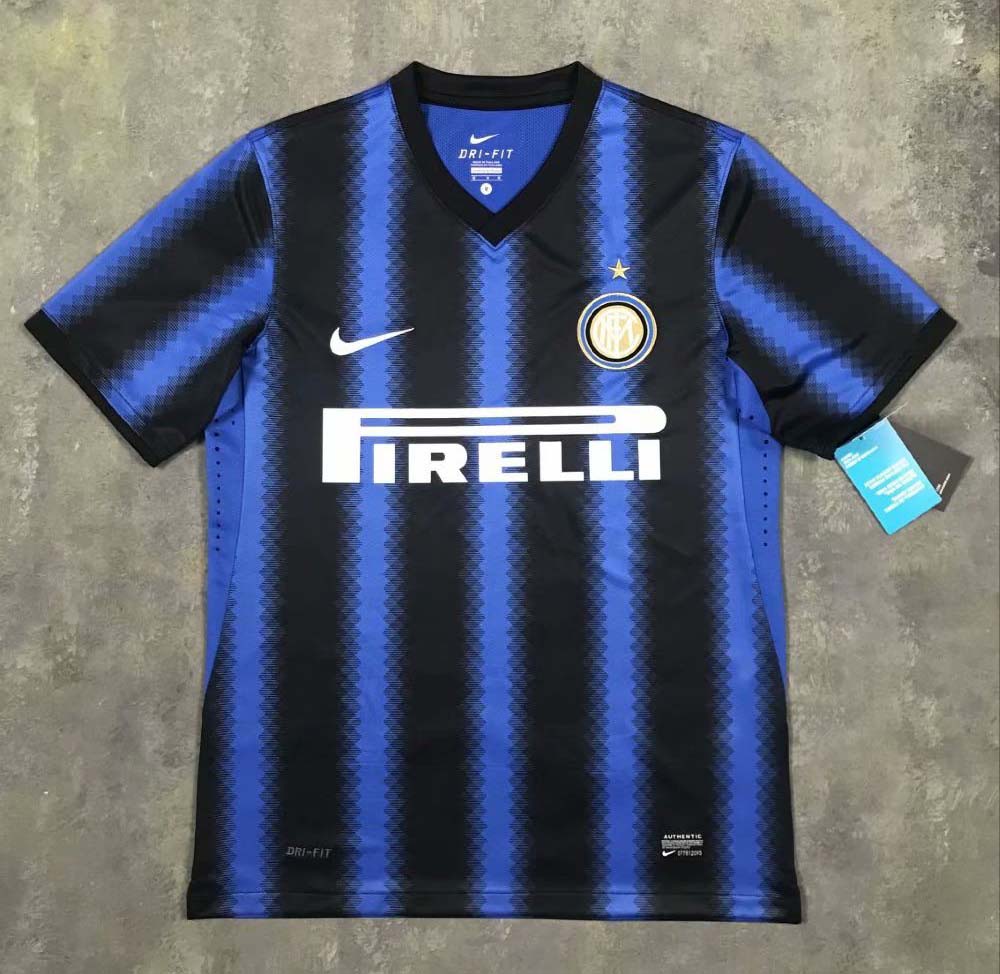 Retro Inter milan 2010/2011 Home Football Jersey