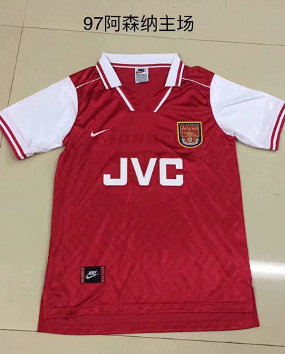 Retro Arsenal 1997 Home Football Jersey