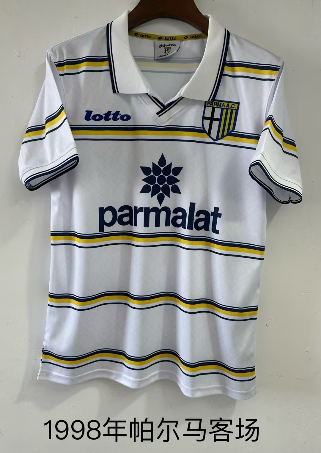 Retro Parma 1998/1999 Away Football Jersey