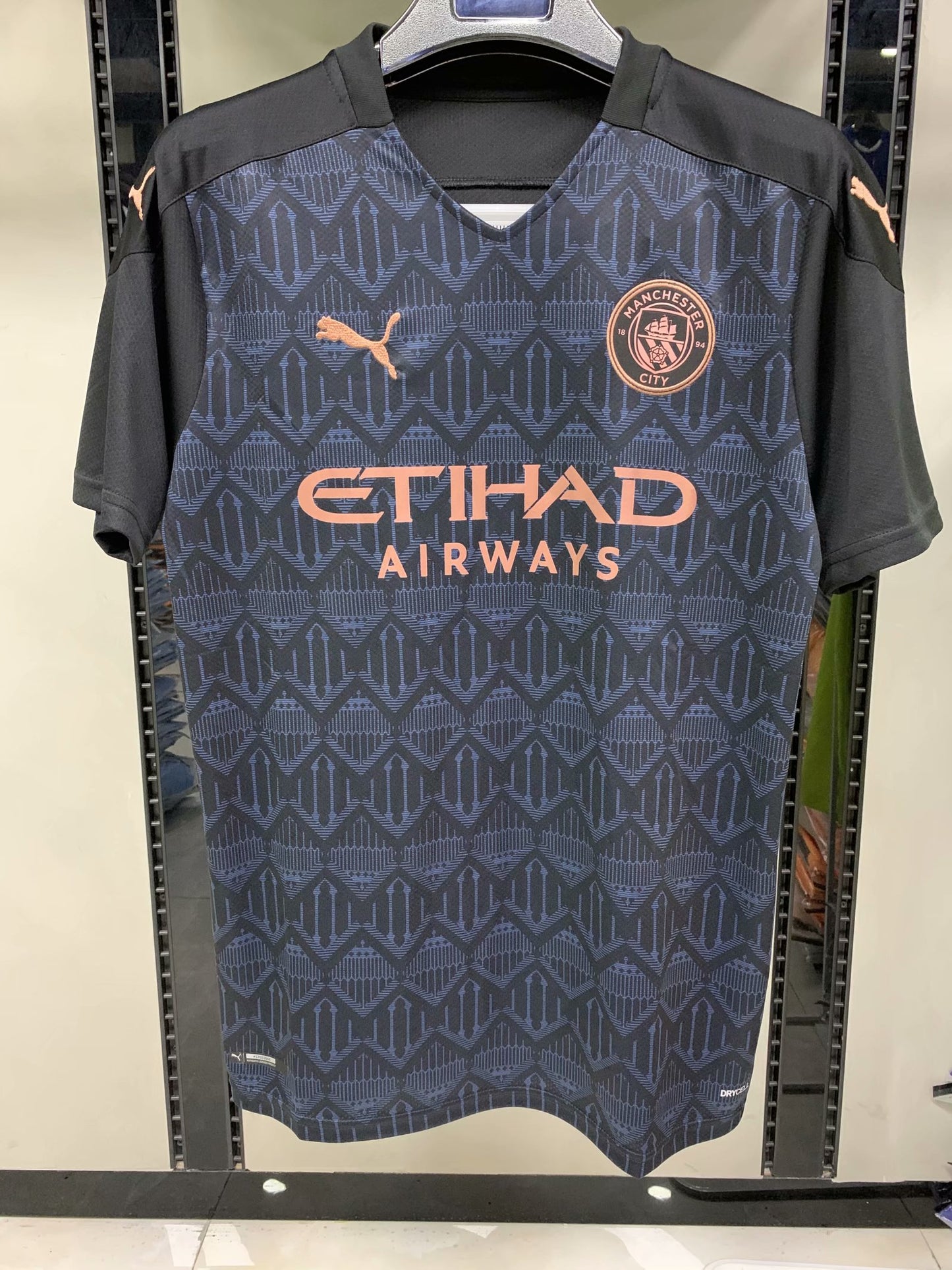 Manchester City 2021 Men Away Fan Version Football Jersey