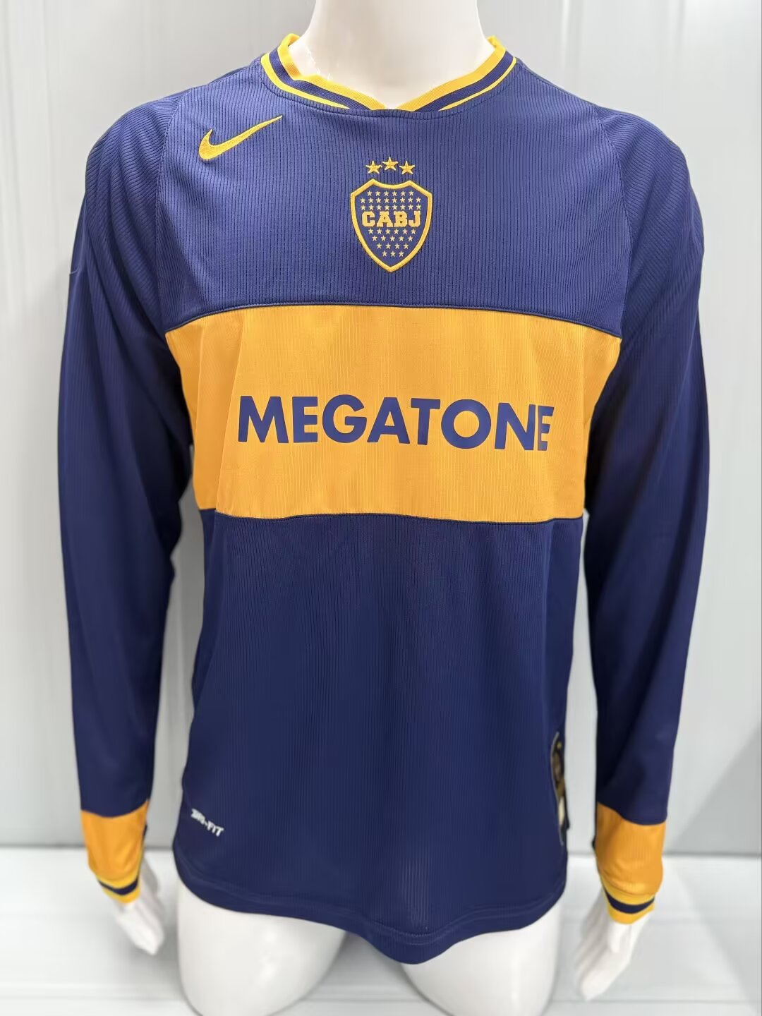 Retro Boca 2005/2006 Home Long Sleeve Football Jersey
