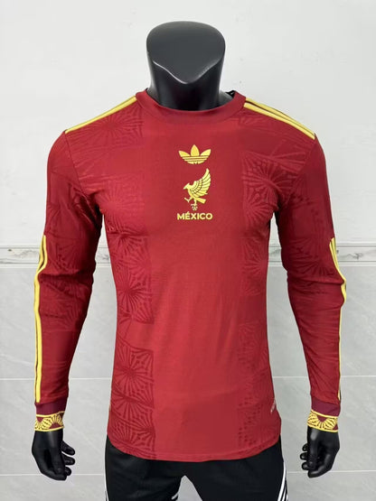 Mexico Special Edition 2025/2026 Long Sleeve Fan Version Football Jersey