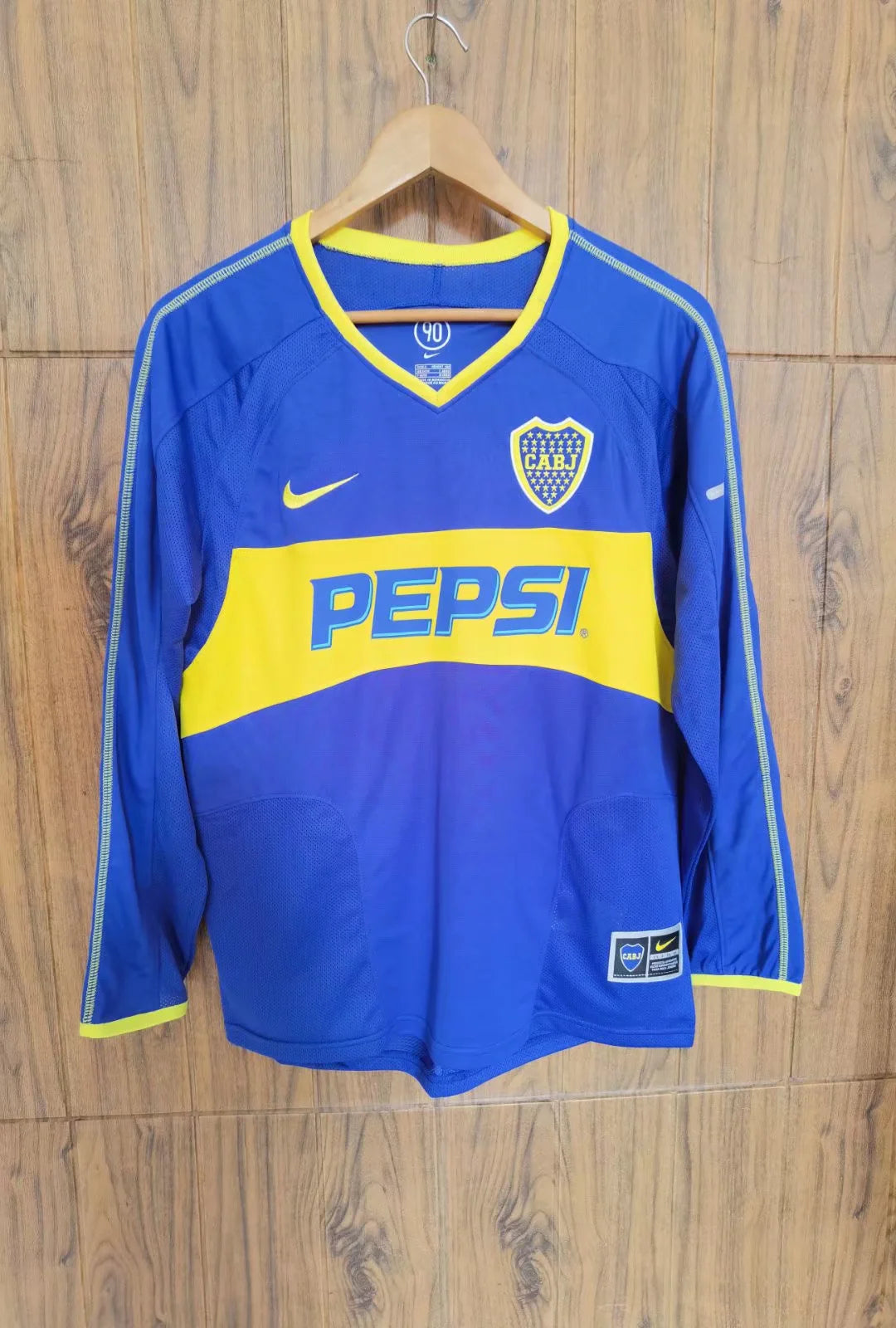 Retro Boca 2003/2004 Home Fan Version Football Jersey