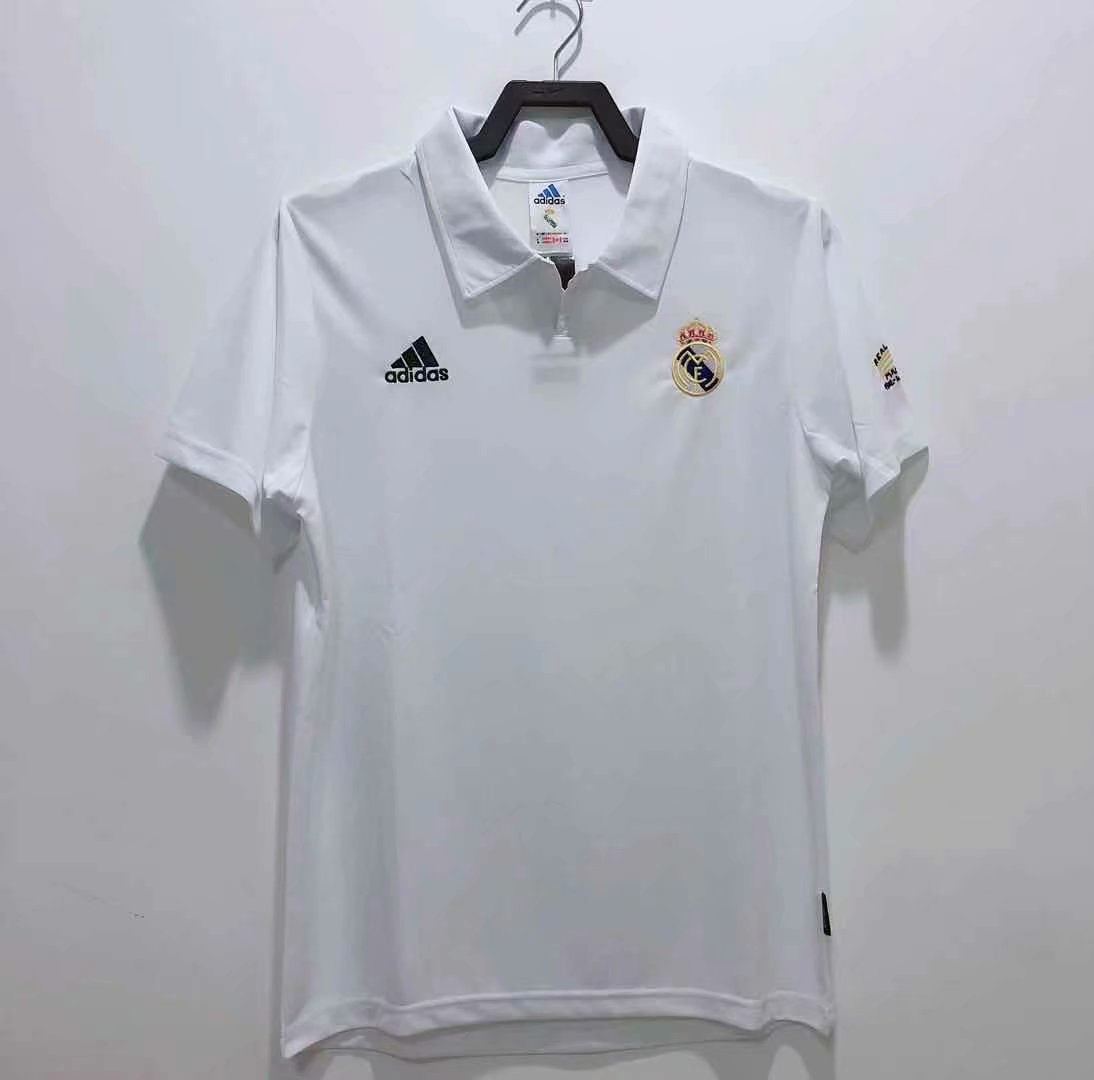 Retro real madrid 2001/2002 Home Football Jersey