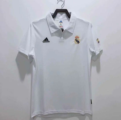 Retro real madrid 2001/2002 Home Football Jersey