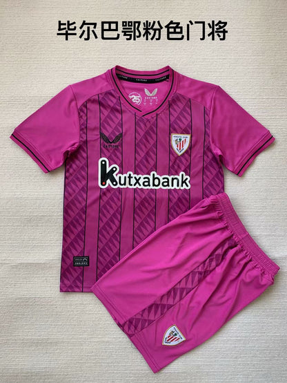 Bilbao Athletic Club 2023/2024 Kids Goalkeeper Football Jersey