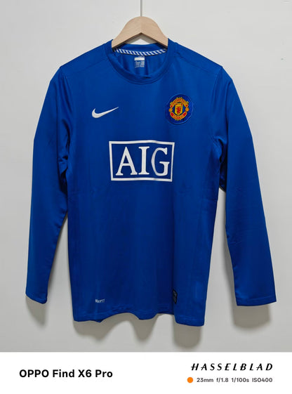 Retro Manchester united 2008/2009 Third Away Long Sleeve Football Jersey