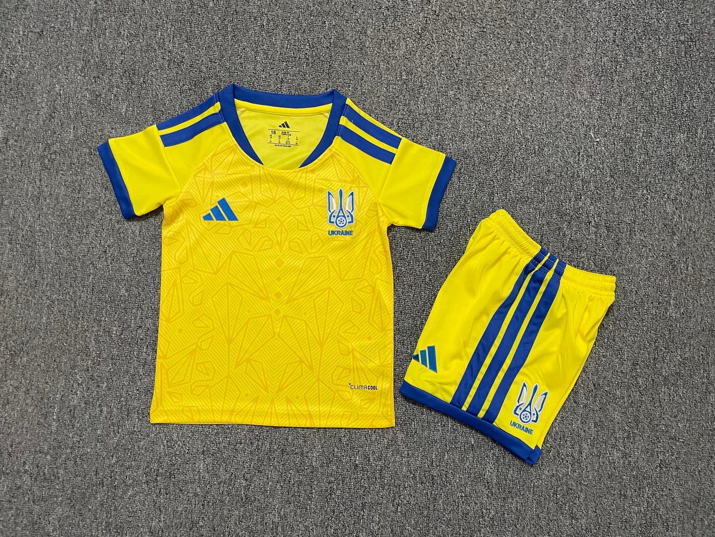 Ukraine 2026/2027 Kids Home Fan Version Football Jersey