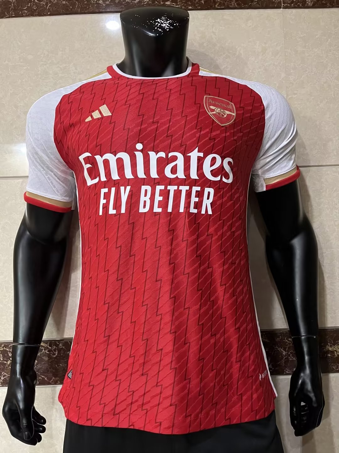 Arsenal 2023/2024 Home Player Version Football Jersey