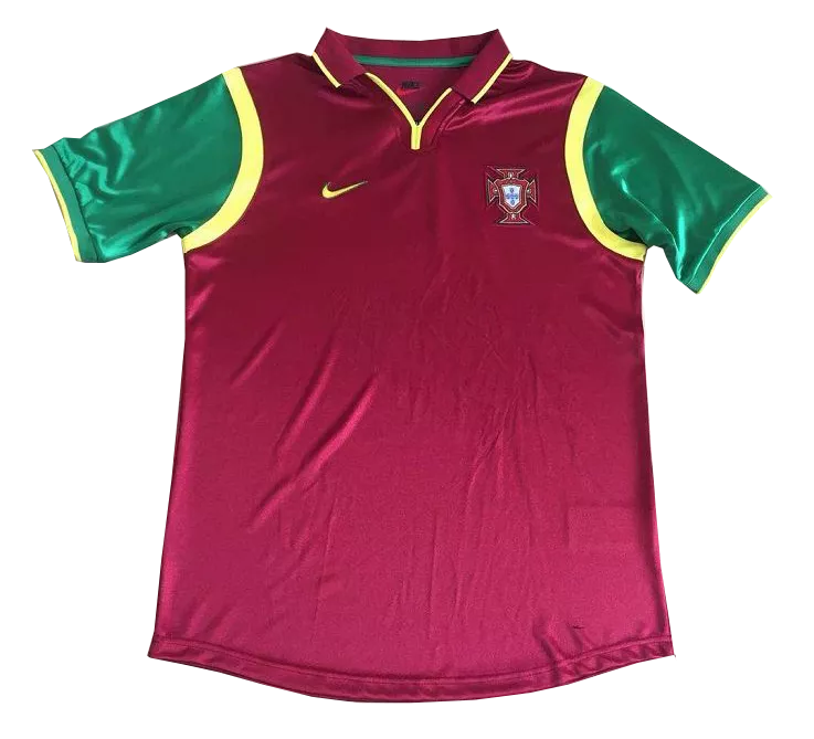 Retro World Cup Portugal 1998 Home Football Jersey