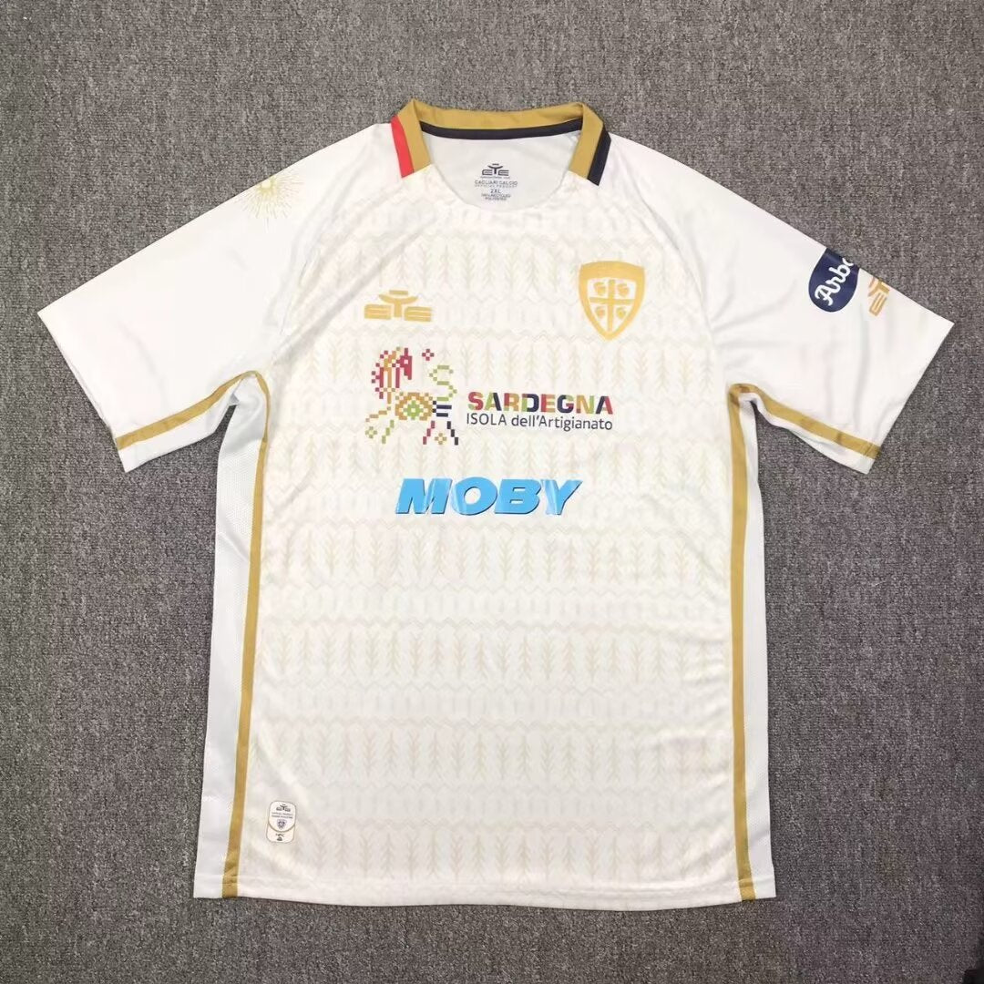 Cagliari 2024/2025 Away Fan Version Football Jersey