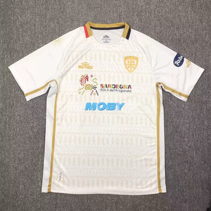 Cagliari 2024/2025 Away Fan Version Football Jersey