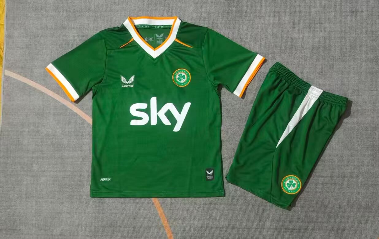 Ireland 2026/2027 Kids Home Fan Version Football Jersey