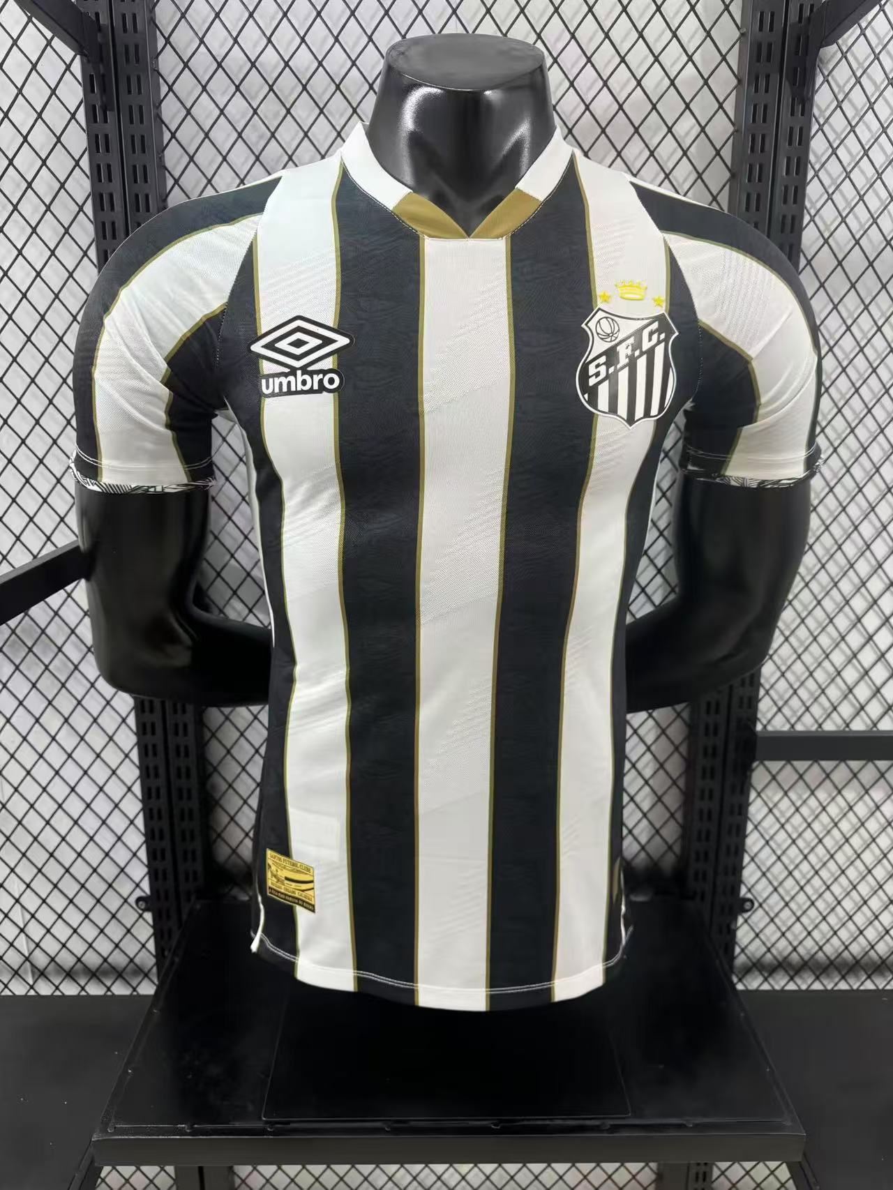 Santos 2024/2025 Away Player Version Football Jersey