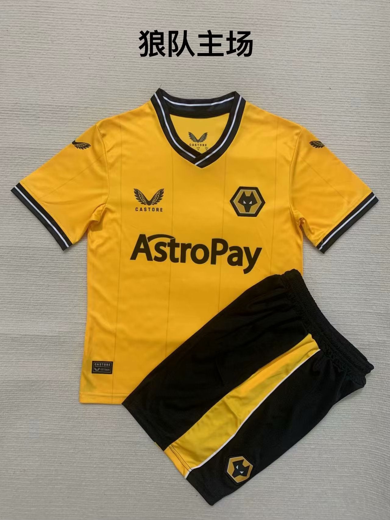Wolverhampton Wanderers 2023/2024 Kids Home Football Jersey