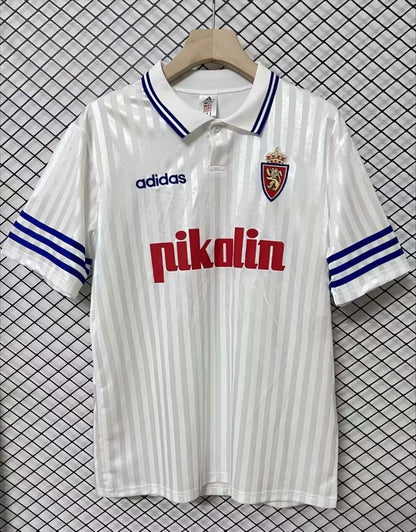 Retro Zaragoza 1995/1996 Home Fan Version Football Jersey