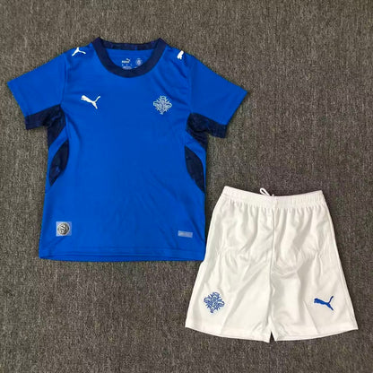 Iceland 2026/2027 Kids Home Fan Version Football Jersey