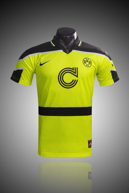 Retro Borussia Dortmund 1996/1997 Home Fan Version Football Jersey