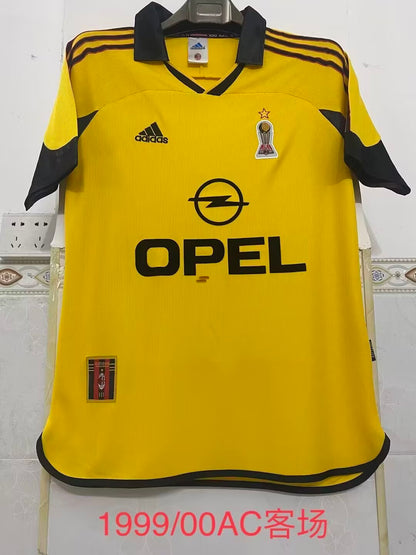 Retro AC Milan 1999/2000 Third Away Fan Version Football Jersey