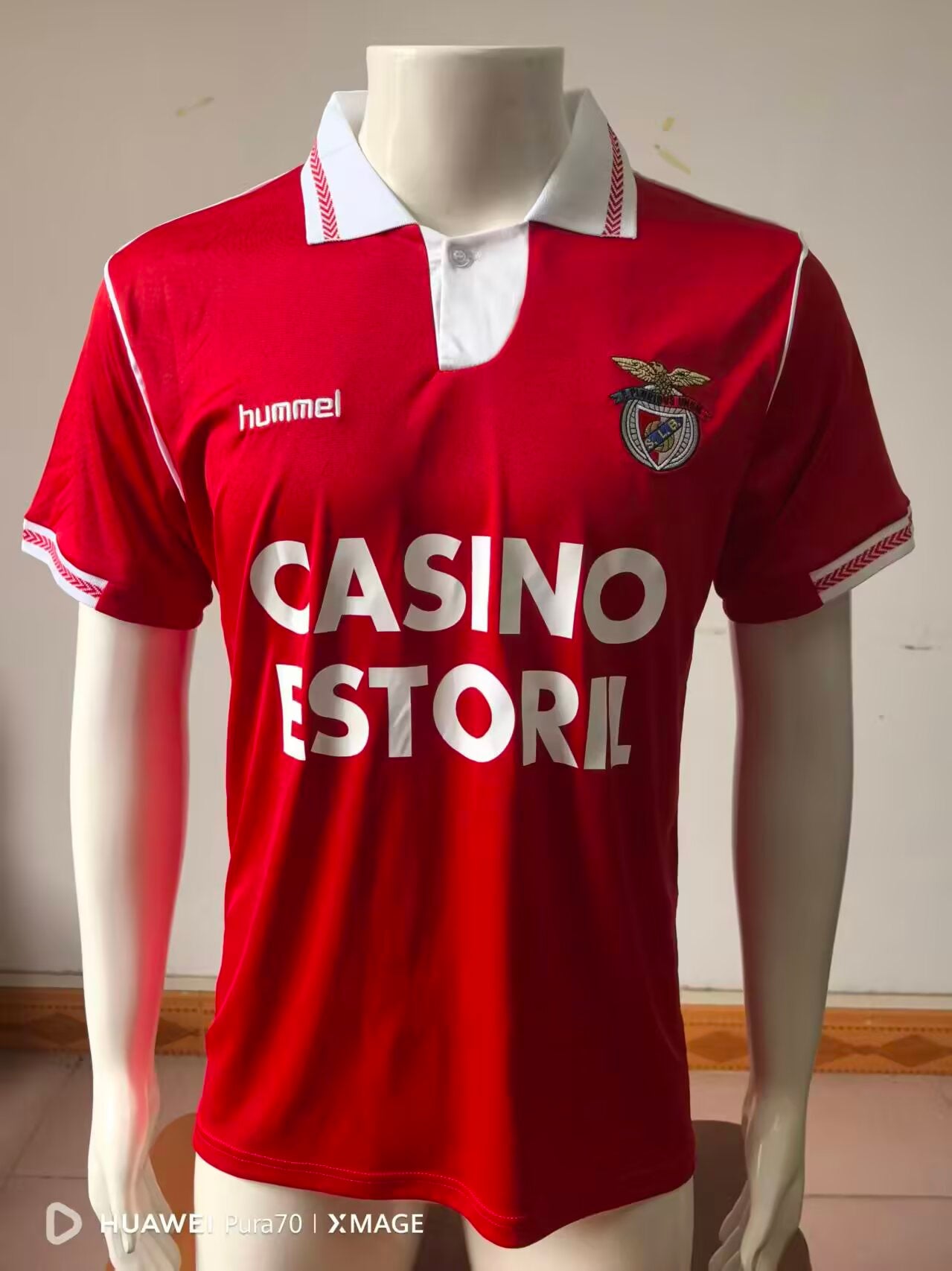 Retro SL Benfica 1992/1993 Home Fan Version Football Jersey
