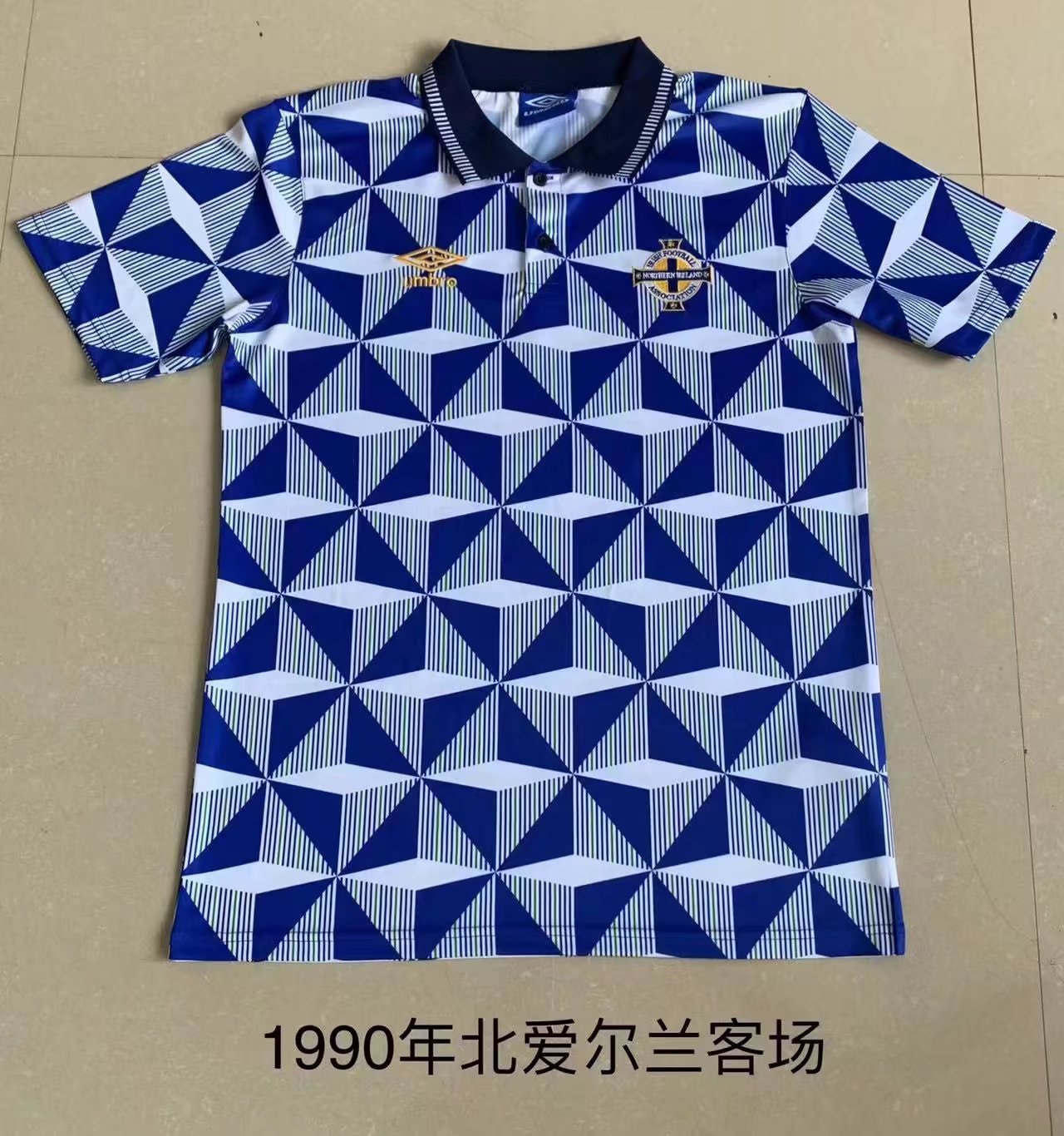 Retro Northern Ireland 1990 Away Football Jersey