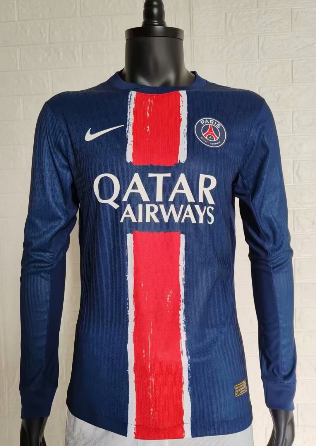 PSG Paris 2024/2025 Home Long Sleeve Player Version Football Jersey