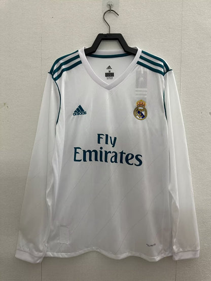 Retro Real Madrid 2017/2018 Home Football Jersey