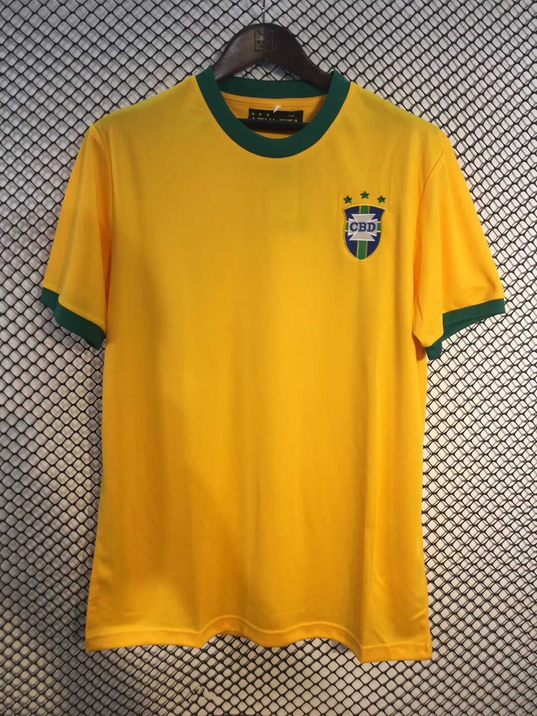 Retro Brazil 1971 Home Football Jersey