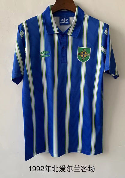 Retro Northern Ireland 1992 Away Football Jersey