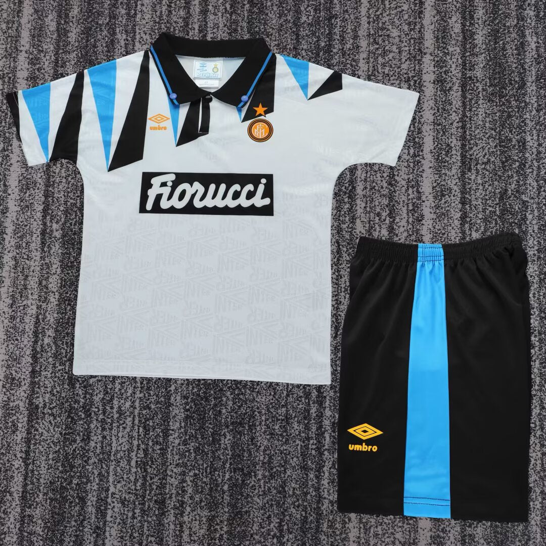 Retro Inter milan 1992/1993 Kids Away Football Jersey