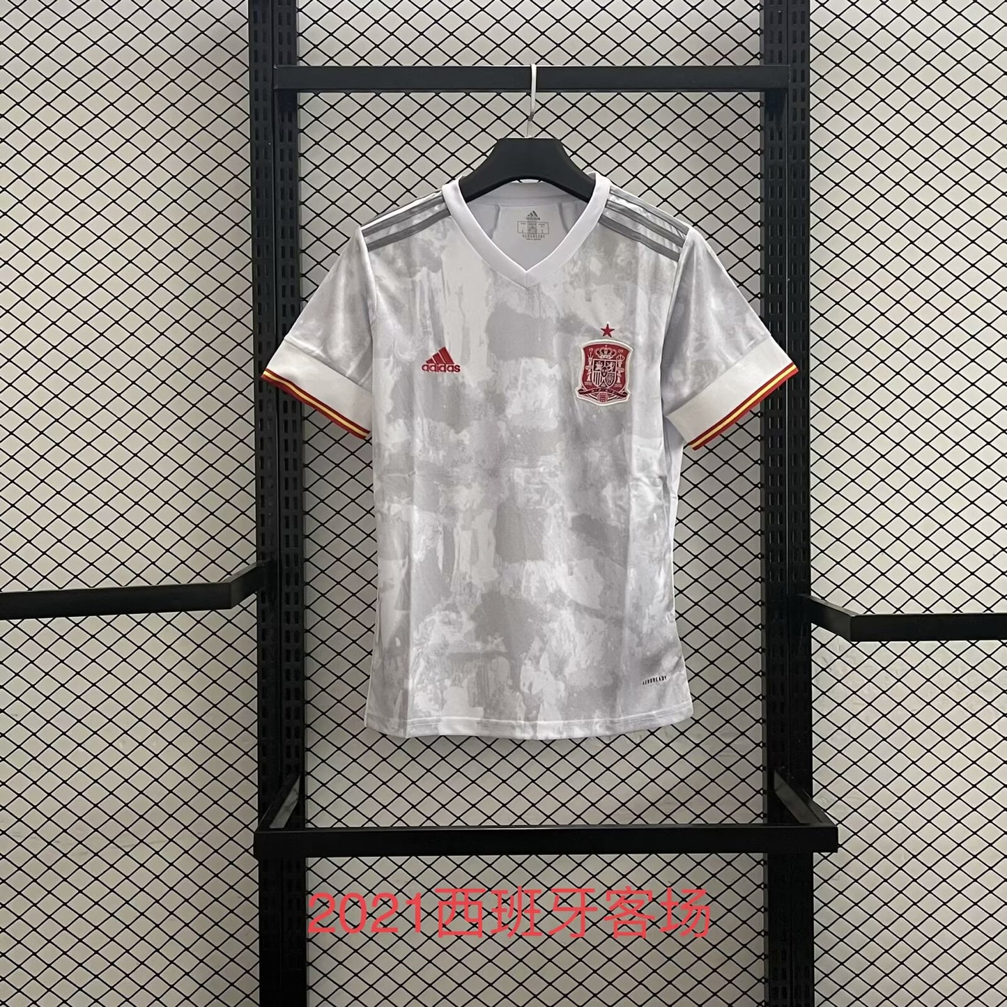 Spain 2021 Away Fan Version Football Jersey