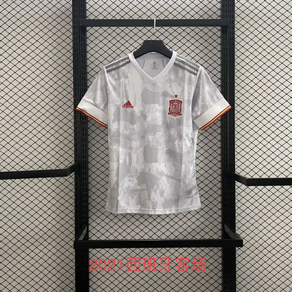 Spain 2021 Away Fan Version Football Jersey