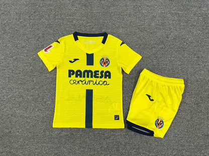 Villarreal 2025/2026 Kids Home Football Jersey