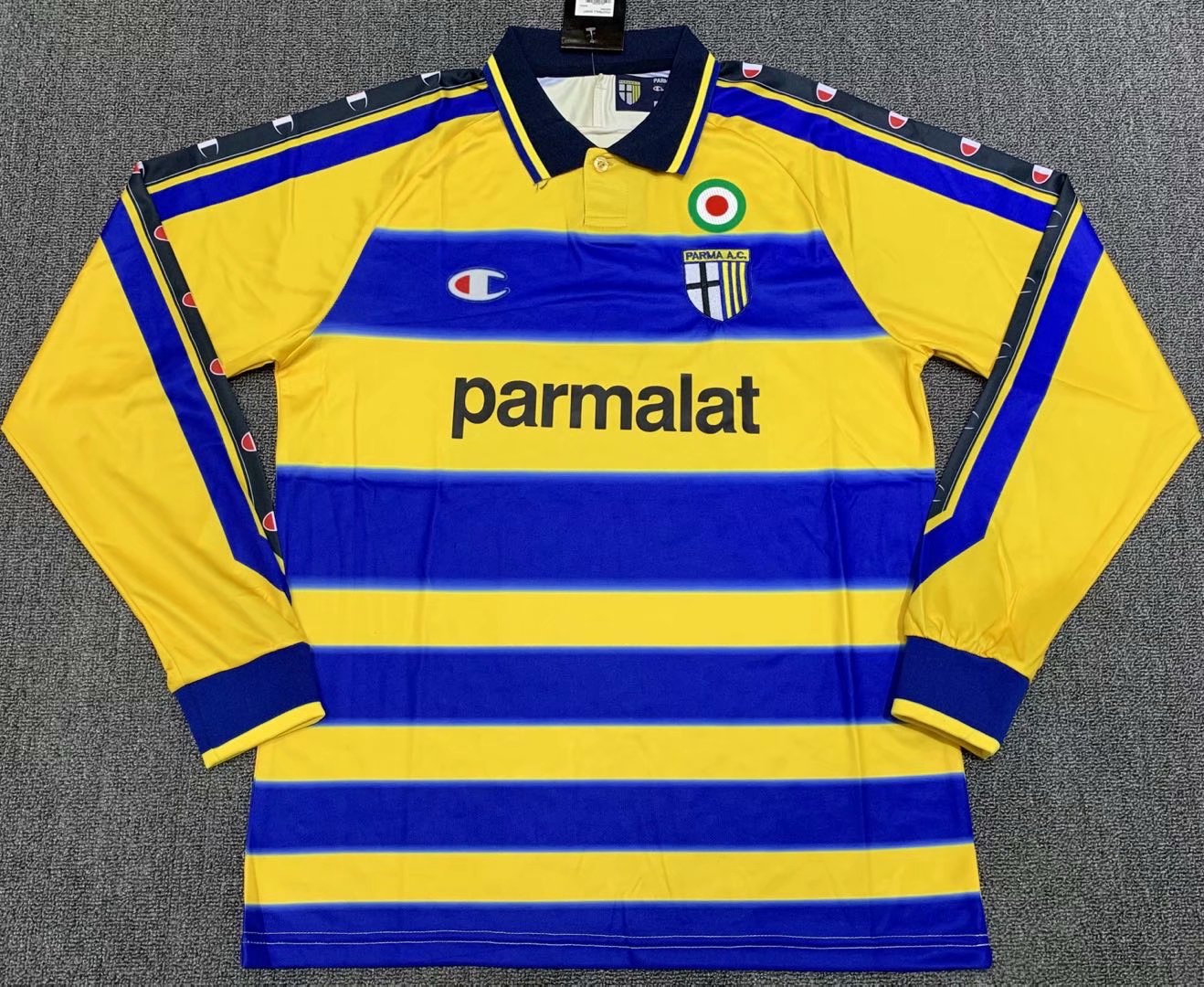 Retro Parma 1999/2000 Away Long Sleeve Football Jersey