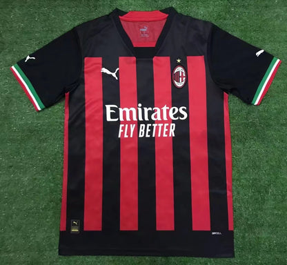 AC Milan 2022/2023 Home Fan Version Football Jersey