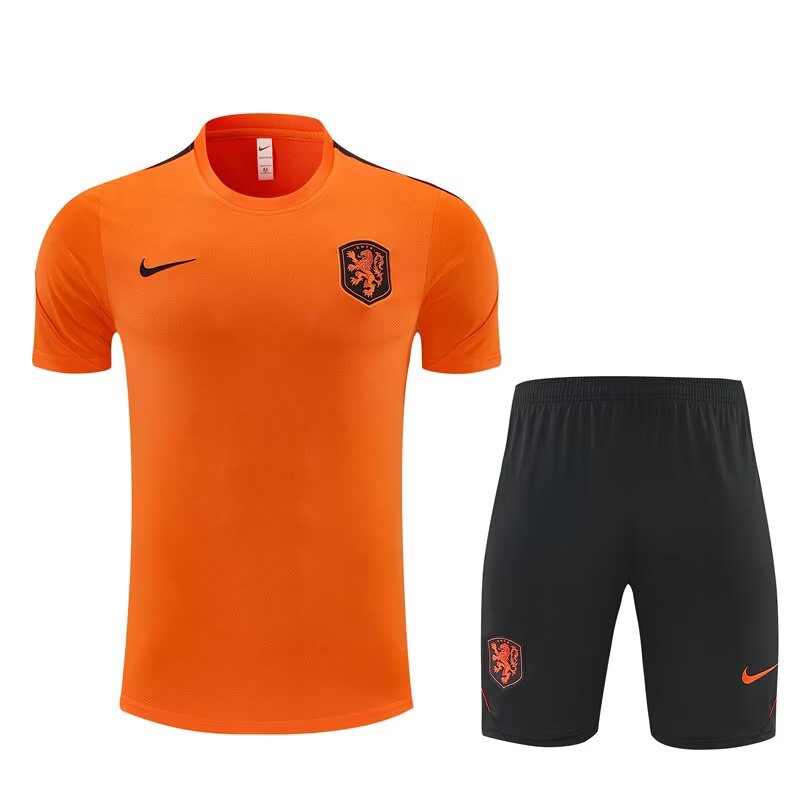 Netherlands Training Orange With Pants Sets (16-2XL) Jersey 2026-2027