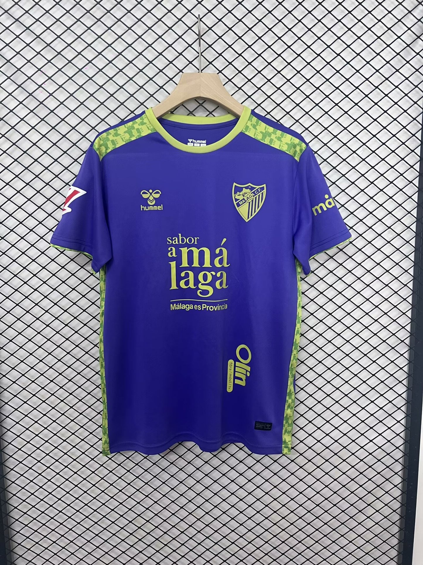 Málaga 2024/2025 Away Fan Version Football Jersey