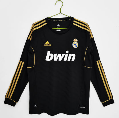 Retro Real Madrid 2011/2012 Away Long Sleeve Football Jersey