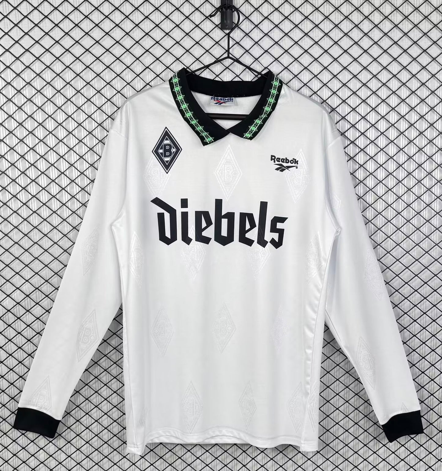 Retro Monchengladbach 1995/1996 Home Long Sleeve Fan Version Football Jersey