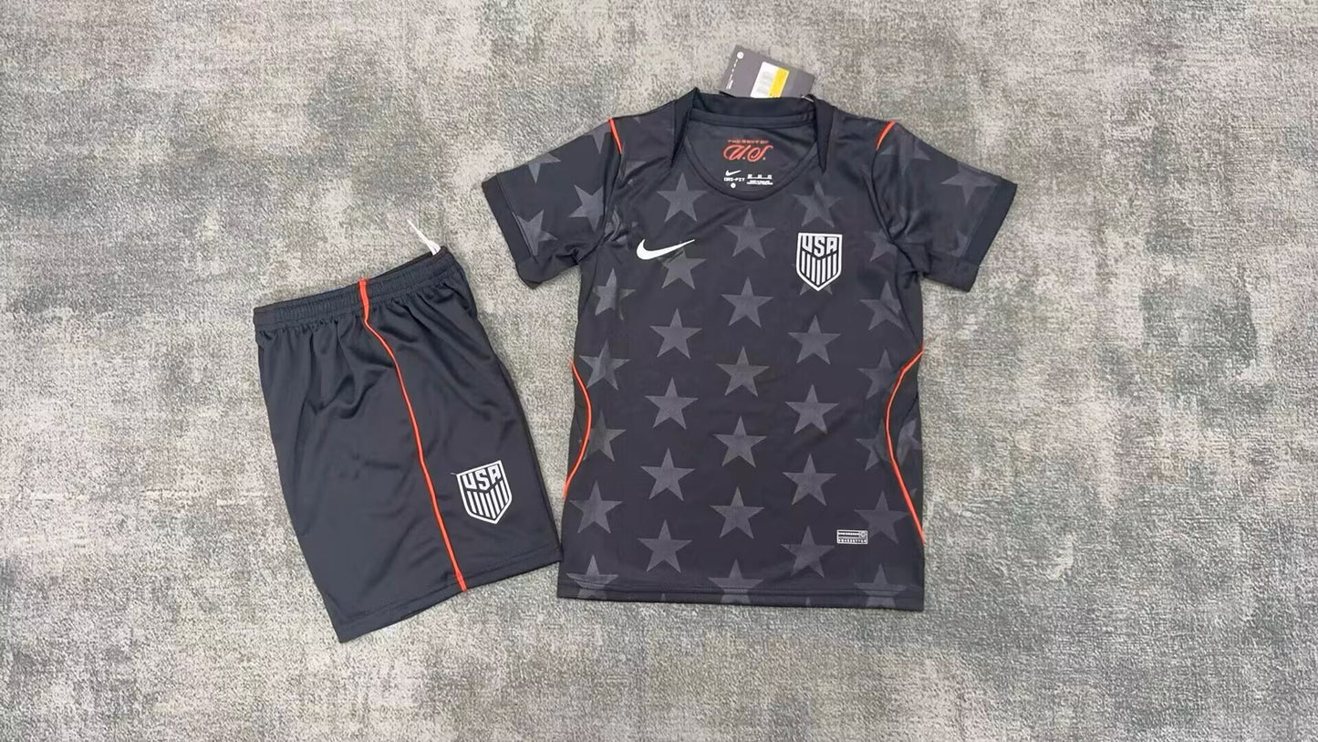 USA 2026/2027 Kids Away Fan Version Football Jersey