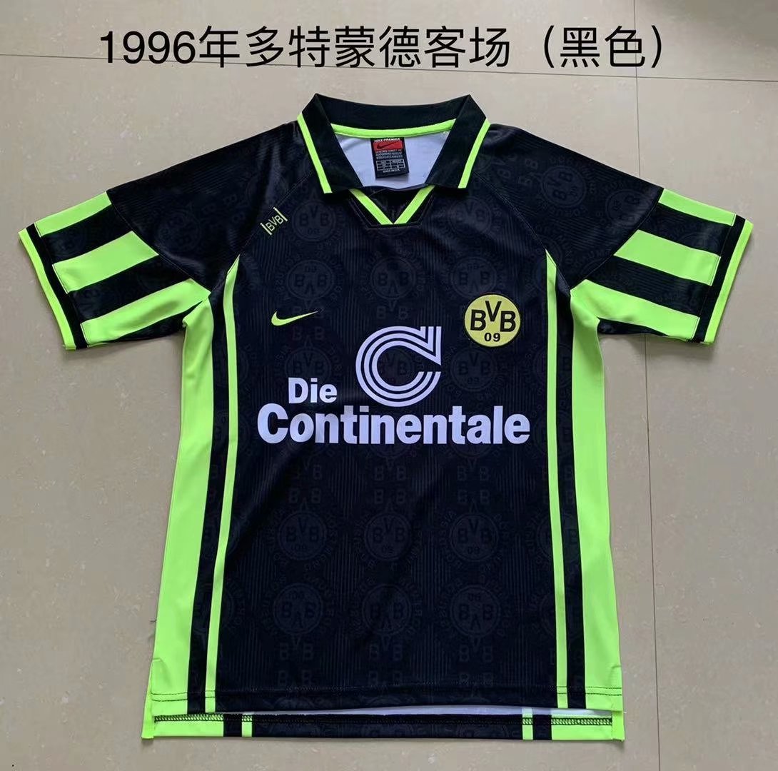 Retro Borussia Dortmund 1996 Away Football Jersey