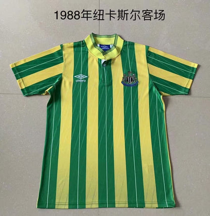 Retro Newcastle United 1988 Away Fan Version Football Jersey