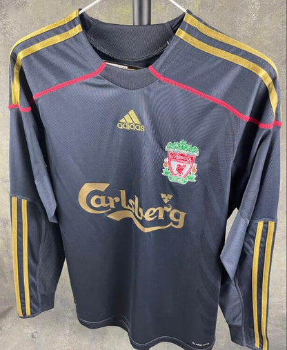 Retro Liverpool 2009/2010 Away Long Sleeve Football Jersey
