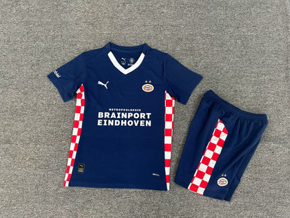 PSV eindhoven 2025/2026 Kids Away Football Jersey
