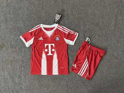 Bayern Munich 2025/2026 Kids Home Football Jersey