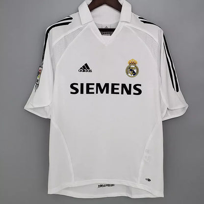 Retro real madrid 2005/2006 Home Football Jersey